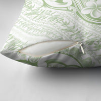 Hawaii Plumeria Lokelani Pikake Lei Pillow Cover Oma'oma'o Polynesian Tattoo LT9 - Polynesian Pride