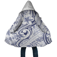 Hawaii Plumeria Lokelani Pikake Lei Cloak Navy Blue Polynesian Tattoo