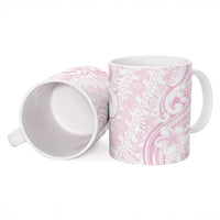 Hawaii Plumeria Lokelani Pikake Lei Ceramic Mug Poni Mama Polynesian Tattoo