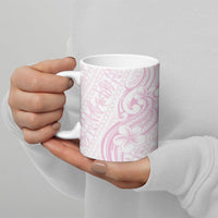 Hawaii Plumeria Lokelani Pikake Lei Ceramic Mug Poni Mama Polynesian Tattoo