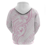 Hawaii Plumeria Lokelani Pikake Lei Zip Hoodie Poni Mama Polynesian Tattoo