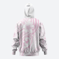 Hawaii Plumeria Lokelani Pikake Lei Zip Hoodie Poni Mama Polynesian Tattoo