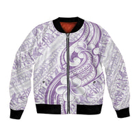 Hawaii Plumeria Lokelani Pikake Lei Bomber Jacket Poni Polynesian Tattoo