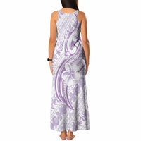 Hawaii Plumeria Lokelani Pikake Lei Tank Maxi Dress Poni Polynesian Tattoo LT9 - Polynesian Pride