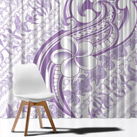 Hawaii Plumeria Lokelani Pikake Lei Window Curtain Poni Polynesian Tattoo