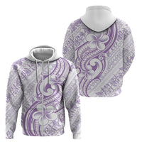 Hawaii Plumeria Lokelani Pikake Lei Zip Hoodie Poni Polynesian Tattoo