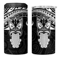 New Zealand Te Reo Maori 4 in 1 Can Cooler Tumbler Kia Kaha Maori Language Week Black Style LT9 One Size: 16 oz Black - Polynesian Pride