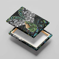 Personalised Maori Manaia Canvas Wall Art New Zealand Tribal Hei Matau Papua Shell