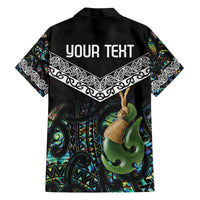 Personalised Maori Manaia Family Matching Off The Shoulder Long Sleeve Dress and Hawaiian Shirt New Zealand Tribal Hei Matau Papua Shell LT9 - Polynesian Pride