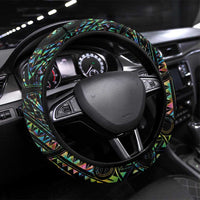 Maori Manaia Steering Wheel Cover New Zealand Tribal Hei Matau Papua Shell