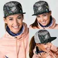 New Zealand Mesh Trucker Cap Maori Rugby Tattoo Papua Shell - Polynesian Pride