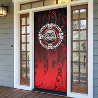 Aotearoa Bulldog Door Cover New Zealand Kowhaiwhai Tribal LT9 - Polynesian Pride