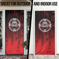 Aotearoa Bulldog Door Cover New Zealand Kowhaiwhai Tribal LT9 - Polynesian Pride