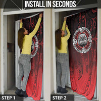 Aotearoa Bulldog Door Cover New Zealand Kowhaiwhai Tribal LT9 - Polynesian Pride