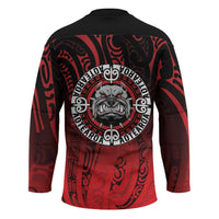 Aotearoa Bulldog Hockey Jersey New Zealand Kowhaiwhai Tribal LT9 - Polynesian Pride