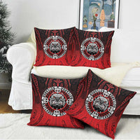 Aotearoa Bulldog Pillow Cover New Zealand Kowhaiwhai Tribal - Polynesian Pride