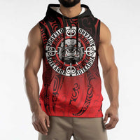 Aotearoa Bulldog Sleeveless Hoodie New Zealand Kowhaiwhai Tribal LT9 - Polynesian Pride