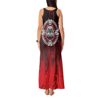 Aotearoa Bulldog Tank Maxi Dress New Zealand Kowhaiwhai Tribal LT9 - Polynesian Pride