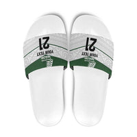 Custom New Zealand Maori Niho Taniwha Slide Sandals - Polynesian Pride