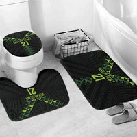Custom New Zealand Maori Koru Koiri Motif Bathroom Set - Polynesian Pride