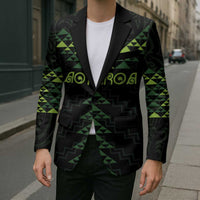 Custom New Zealand Maori Koru Koiri Motif Blazer - Polynesian Pride