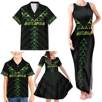 Custom New Zealand Maori Koru Koiri Motif Family Matching Tank Maxi Dress and Hawaiian Shirt LT9 - Polynesian Pride