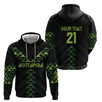 Custom New Zealand Maori Koru Koiri Motif Zip Hoodie LT9 - Polynesian Pride