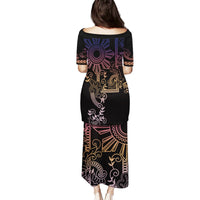 Filipino Sun Tribal Tattoo Puletasi Philippines Inspired Barong Pink Art LT9 - Polynesian Pride