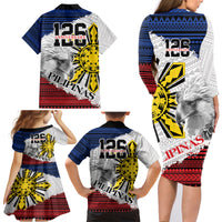 Philippines 126th Independence Day Family Matching Long Sleeve Bodycon Dress and Hawaiian Shirt Pilipinas Hunyo 12 Maligayang Araw ng Kalayaan LT9 - Polynesian Pride