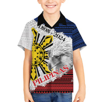 Philippines 126th Independence Day Family Matching Short Sleeve Bodycon Dress and Hawaiian Shirt Pilipinas Hunyo 12 Maligayang Araw ng Kalayaan LT9 Son's Shirt White - Polynesian Pride