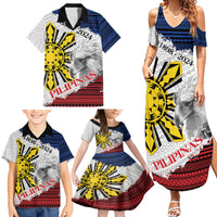 Philippines 126th Independence Day Family Matching Summer Maxi Dress and Hawaiian Shirt Pilipinas Hunyo 12 Maligayang Araw ng Kalayaan LT9 - Polynesian Pride