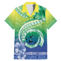 Malpampa Vanuatu Family Matching Mermaid Dress and Hawaiian Shirt Hibiscus Sand Drawing with Pacific Pattern