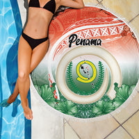 Penama Vanuatu Beach Blanket Hibiscus Sand Drawing with Pacific Pattern