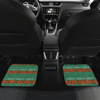 Penama Vanuatu Car Mats Hibiscus Sand Drawing with Pacific Pattern
