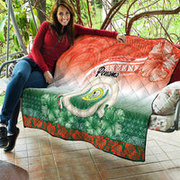 Penama Vanuatu Quilt Hibiscus Sand Drawing with Pacific Pattern