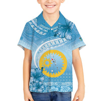 Sanma Vanuatu Hawaiian Shirt Hibiscus Sand Drawing with Pacific Pattern
