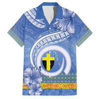 Tafea Vanuatu Family Matching Summer Maxi Dress and Hawaiian Shirt Hibiscus Sand Drawing with Pacific Pattern