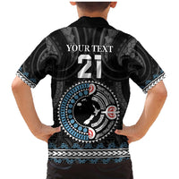 Custom Fiji and New Zealand Family Matching Mermaid Dress and Hawaiian Shirt Maori Fern Mix Tapa Tribal Unique LT9 - Polynesian Pride