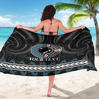 Custom Fiji and New Zealand Sarong Maori Fern Mix Tapa Tribal Unique LT9 - Polynesian Pride