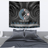 Custom Fiji and New Zealand Tapestry Maori Fern Mix Tapa Tribal Unique LT9 - Polynesian Pride