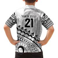 Custom Fiji Rugby Cibi Dance Family Matching Tank Maxi Dress and Hawaiian Shirt Create History World Cup Sevens