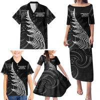 New Zealand Black Fern 7s Family Matching Puletasi and Hawaiian Shirt History World Cup Sevens LT9 - Polynesian Pride