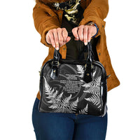 New Zealand Black Fern 7s Shoulder Handbag History World Cup Sevens LT9 One Size Black - Polynesian Pride