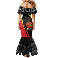 Personalised Papua Niugini Tok Pisin Wik Family Matching Mermaid Dress and Hawaiian Shirt LT9 - Polynesian Pride