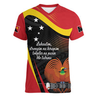 Personalised Papua Niugini Tok Pisin Wik Women V-Neck T-Shirt