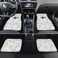 Hawaii Lei Kamehameha Car Mats Ke'oke'o Seamless Pattern Hibiscus Flower