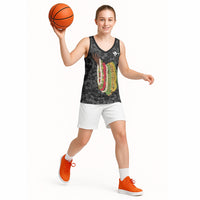 Hawaii Lei Kamehameha Basketball Jersey Ele'ele Seamless Pattern Hibiscus Flower