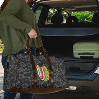Hawaii Lei Kamehameha Travel Bag Ele'ele Seamless Pattern Hibiscus Flower