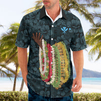 Hawaii Lei Kamehameha Hawaiian Shirt Uliuli Seamless Pattern Hibiscus Flower LT9 - Polynesian Pride
