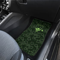 Hawaii Lei Kamehameha Car Mats Oma'oma'o Seamless Pattern Hibiscus Flower